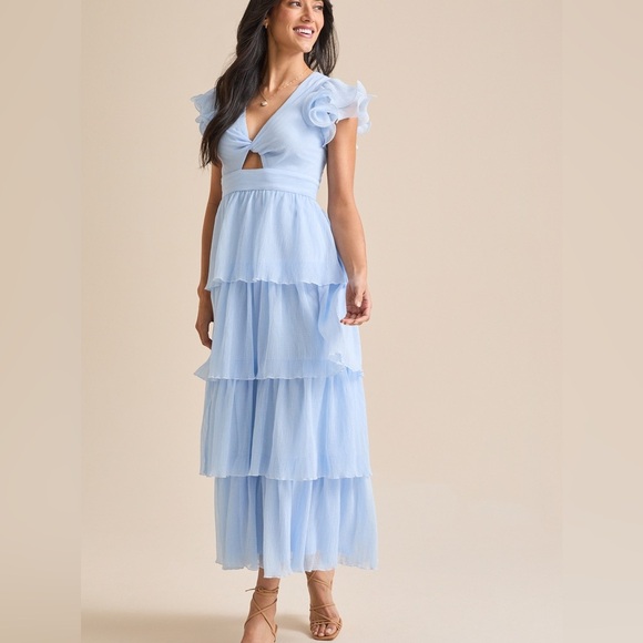 New with tags Altar’d State Kelly Tiered Maxi Dress - Picture 1 of 6